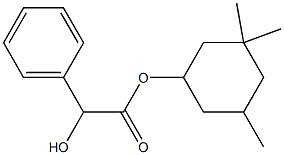 L-Mandelic acid 3,3,5-trimethylcyclohexyl ester Structure