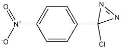 3-Chloro-3-(p-nitrophenyl)-3H-diazirine Structure