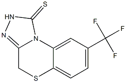 8-(Trifluoromethyl)-2,4-dihydro-1H-[1,2,4]triazolo[3,4-c][1,4]benzothiazine-1-thione Structure