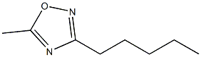 3-Pentyl-5-methyl-1,2,4-oxadiazole 구조식 이미지