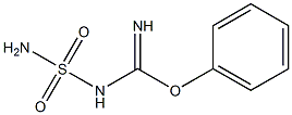 N-Sulfamoyl[phenoxy(amino)methan]imine 구조식 이미지