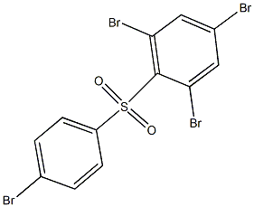 2,4,6-Tribromophenyl 4-bromophenyl sulfone Structure