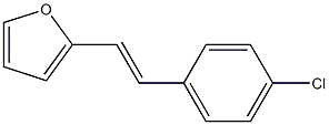 2-(4-Chlorostyryl)furan Structure