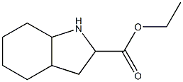 Octahydro-1H-indole-2-carboxylic acid ethyl ester 구조식 이미지