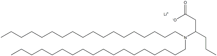 3-(Dioctadecylamino)hexanoic acid lithium salt Structure