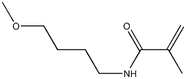 N-(4-Methoxybutyl)methacrylamide 구조식 이미지