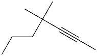 4,4-Dimethyl-2-heptyne 구조식 이미지