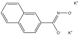 2-Naphthalenecarbohydroximic acid potassium salt 구조식 이미지