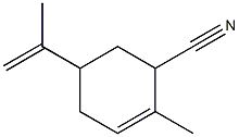 5-Isopropenyl-2-methyl-2-cyclohexene-1-carbonitrile Structure