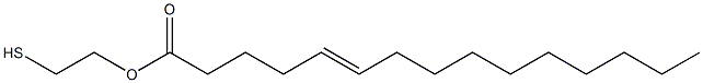 5-Pentadecenoic acid 2-mercaptoethyl ester Structure