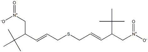 [1-tert-Butyl-2-nitroethyl]2-propenyl sulfide 구조식 이미지