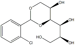 1-O,3-O-(2-Chlorobenzylidene)-L-glucitol Structure