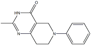 2-Methyl-6-phenyl-5,6,7,8-tetrahydropyrido[4,3-d]pyrimidin-4(3H)-one Structure