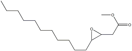 3,4-Epoxypentadecanoic acid methyl ester 구조식 이미지