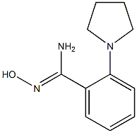 2-(Pyrrolidin-1-yl)benzamide oxime 구조식 이미지