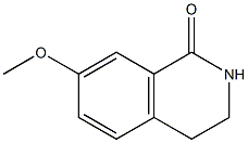 7-Methoxy-3,4-dihydroisoquinolin-1(2H)-one 구조식 이미지