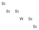 Pentascandium tungsten Structure