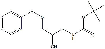 1-(Benzyloxy)-3-(tert-butoxycarbonylamino)propan-2-ol Structure