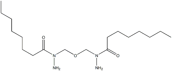 N',N'''-(Oxybismethylene)bis(octanohydrazide) Structure