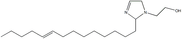 2-(9-Tetradecenyl)-3-imidazoline-1-ethanol 구조식 이미지