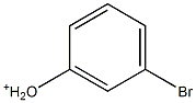 1-Bromo-3-hydroxybenzenium Structure