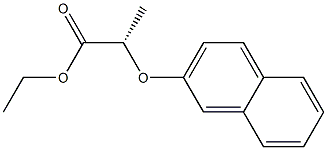 [S,(-)]-2-(2-Naphtyloxy)propionic acid ethyl ester 구조식 이미지