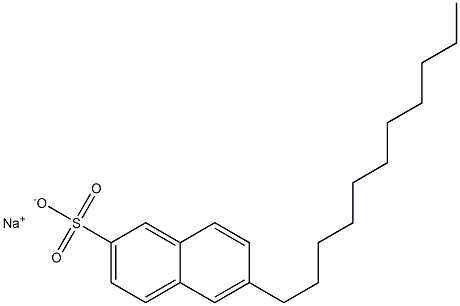 6-Undecyl-2-naphthalenesulfonic acid sodium salt 구조식 이미지