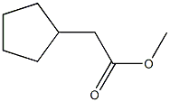 Cyclopentylacetic acid methyl ester 구조식 이미지