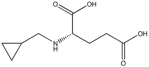 N-(Cyclopropylmethyl)glutamic acid Structure