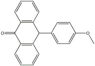 10-(4-Methoxyphenyl)anthrone Structure