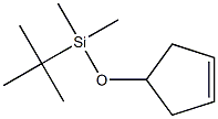 1-(tert-Butyldimethylsiloxy)-3-cyclopentene 구조식 이미지