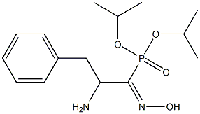 2-Amino-1-hydroxyimino-3-phenylpropylphosphonic acid diisopropyl ester Structure