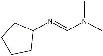 N-[(Dimethylamino)methylene]cyclopentanamine Structure