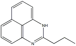 2-Propyl-1H-perimidine Structure