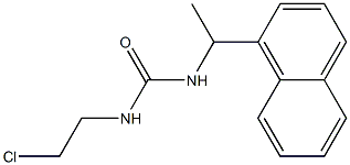 (+)-1-(2-Chloroethyl)-3-[1-(1-naphtyl)ethyl]urea 구조식 이미지