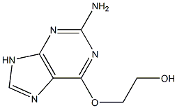 6-(2-Hydroxyethoxy)-9H-purine-2-amine Structure