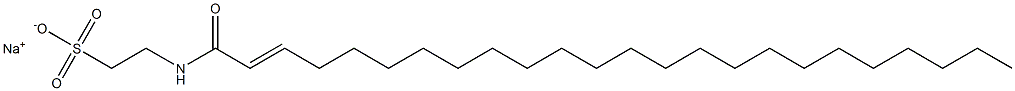 N-(1-Oxo-2-tetracosen-1-yl)taurine sodium salt 구조식 이미지