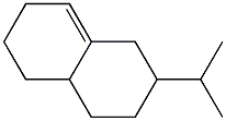 1,2,3,4,4a,5,6,7-Octahydro-2-isopropylnaphthalene 구조식 이미지