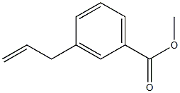 3-(2-Propenyl)benzoic acid methyl ester 구조식 이미지