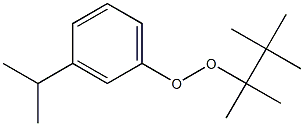 3-Isopropylphenyl 1,1,2,2-tetramethylpropyl peroxide Structure