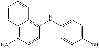 p-(4-Amino-1-naphtylamino)phenol 구조식 이미지