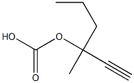Carbonic acid methyl(1-propyl-2-propynyl) ester 구조식 이미지