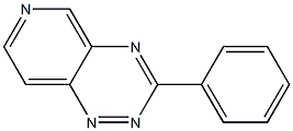 3-Phenylpyrido[3,4-e]-1,2,4-triazine 구조식 이미지