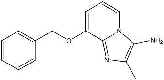 3-Amino-8-benzyloxy-2-methylimidazo[1,2-a]pyridine Structure