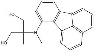 2-[(Fluoranthen-7-yl)methylamino]-2-methyl-1,3-propanediol Structure