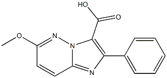 6-Methoxy-2-phenylimidazo[1,2-b]pyridazine-3-carboxylic acid Structure