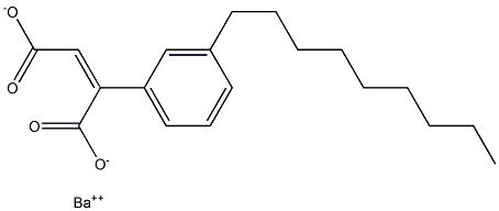 2-(3-Nonylphenyl)maleic acid barium salt Structure