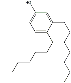 3,4-Diheptylphenol Structure