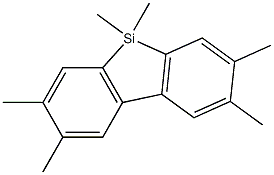 2,3,6,7,9,9-Hexamethyl-9-sila-9H-fluorene 구조식 이미지