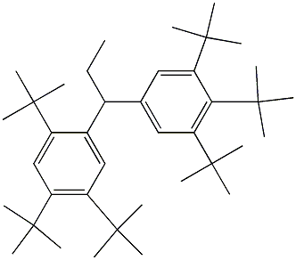 1-(2,4,5-Tri-tert-butylphenyl)-1-(3,4,5-tri-tert-butylphenyl)propane 구조식 이미지